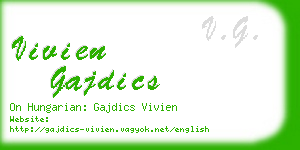 vivien gajdics business card